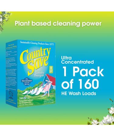 HE Natural Laundry Detergent | Safe for Babies | Country Save 100 oz (160 loads) - Buy Online on GoSupps.com