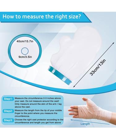 Waterproof Finger Cast Cover for Shower - Arm & Forearm Protection for Adults - Buy Online on GoSupps.com