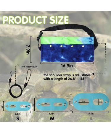 Betinyar Bearded Dragon Carrier Sling Adjustable Bearded Dragon Leash with Wings Pet Carrier Backpack Blue - Buy Online on GoSupps.com