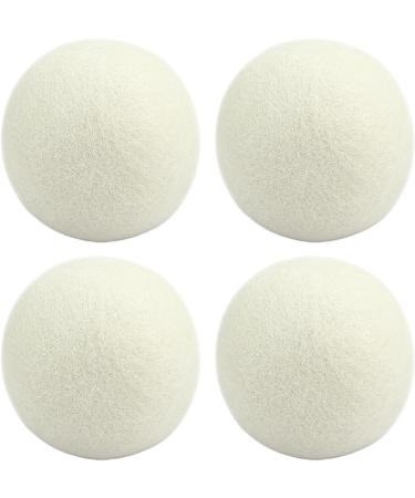 Shakven Laundry Wool Dryer Balls Round Fabric Softener Balls | Laundry Room Supplies Household Gadgets Natural Fabric Softener Balls Dry Cleaning Kit for Dryer - Buy Online on GoSupps.com