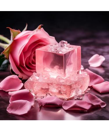 Wood & Vanilla Scented Candles for Men | Pink Crystal Soy Candle for Home | Perfect Holiday & Birthday Gift | Candle Warmer & Wood Wicked Option - Buy Online on GoSupps.com