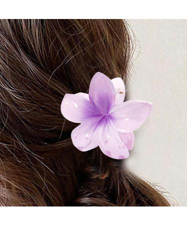 Flower Hair Clips | Floral Hair Clips | Fashion Hair Clips Plumeria Hair Clips 5 Flower Hair Clips Plumeria Hair Clip Plumeria Hair Barrettes P Purple - Buy Online on GoSupps.com