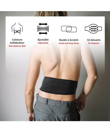 Magnet Lovers - 16 Powerful 16000 Gauss Pain Relief Magnets for Back Pain - Adjustable Length up to 147 cm - Perfect for Her - Buy Online on GoSupps.com