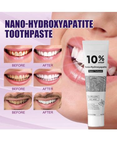 Hydroxyapatite Toothpaste 120g Fluoridee frree Toothpaste Whitening Remineralizing Nano Hydroxyapatite Toothpastes for Reduces Cavities Adults and Children Oral Care - Buy Online on GoSupps.com
