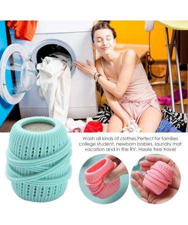 Laundry Balls Reusable Eco-Friendly Premium All Natural Soft Washer Ball Laundry Washing Balls Green - Buy Online on GoSupps.com