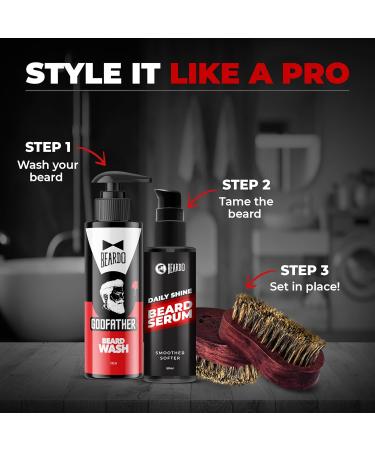 Beardo Beard Serum for Men - 1.69 oz | Nourishing & Shine-Enhancing Daily Beard Serum | Softens Rough Beards | Non-Sticky Formula - Buy Online on GoSupps.com