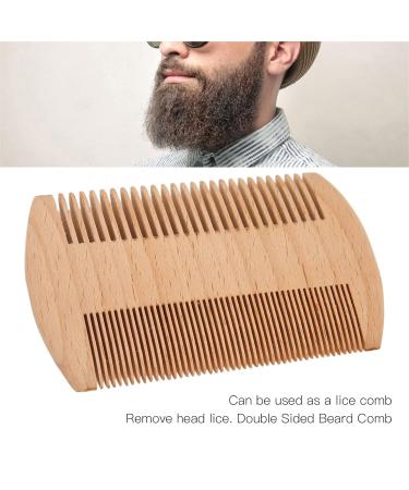 Buy Wooden Beard Comb - Portable Fine Teeth Grooming Tool for Men | International Shipping Available - Buy Online on GoSupps.com