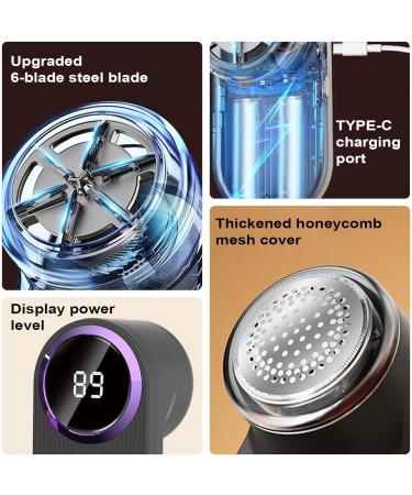 Buy Rechargeable Electric Lint Remover - Heavy Duty Fabric Shaver for Bobbles | Sturdy Digital Clothes Shaver | International Shipping Available - Buy Online on GoSupps.com