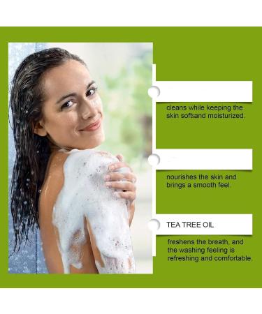  JIAOY Loravey Relief Soap Tea Tree Oil Soap Natural Foot & Body Soap for Healthy Skin Gentle Exfoliating Soap Lasting Odor Control Daily Cooling Cleaning - Buy Online on GoSupps.com
