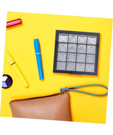 Didiseaon 2pcs Eye Shadow Box Eyeshadow Highlighters Clear Makeup DIY Cosmetic Pallet Empty Travel Lipstick - Buy Online on GoSupps.com