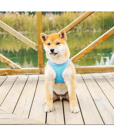 Giapinst No Pull Dog Harness for Small Dogs | Adjustable & Breathable XS Pet Safety Harness with Reflective Stripes - Ideal for Medium-Sized Dogs (Blue) - Buy Online on GoSupps.com