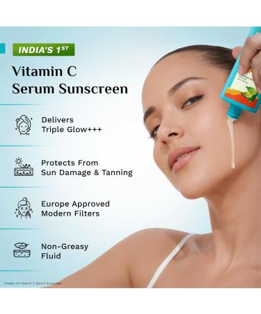Pilgrim 5% Vitamin C Gel Sunscreen SPF 60 PA++++ | Ultra Light Broad Spectrum UVA UVB Protection with Kakadu Plum | Non Greasy Daily Face Sunscreen for All Skin Types | 1.52 Fl Oz (45ml) - Buy Online on GoSupps.com