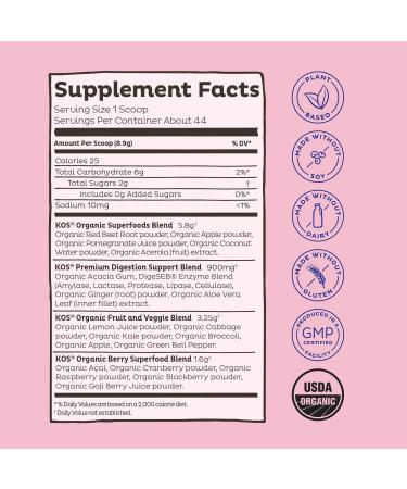 KOS Smart Heart Bundle (Plant-Based Chocolate Protein Powder + Organic Beet Root Powder + Organic Reds Blend) - Buy Online on GoSupps.com