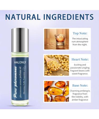 Roll-On Pheromone Perfume for men and women rollerball perfume travel perfume clean perfume Long-Lasting Pheromone-Infused Essential Oil- 0.34 fl.oz (10mL) - Buy Online on GoSupps.com