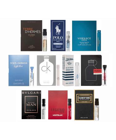Men's High-End Designer Fragrance Samples Lot x 10 - Cologne Vials for Men - Buy Online on GoSupps.com