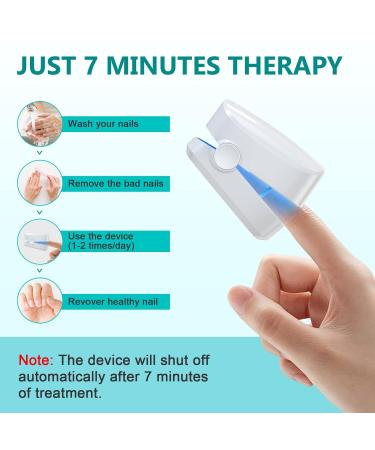 Advanced Nail Fungus Treatment Device for Thick, Discolored Nails - Nail Therapy for Healthy Toenails & Fingernails - Buy Online on GoSupps.com