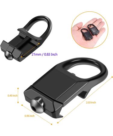 FANGOSS Two Point & Traditional Sling Picatinny Rail - 2 Pack for Outdoors - Buy Online on GoSupps.com