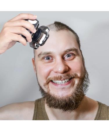 Buy Telfun 9D Head Shavers for Bald Men - Fast High-Speed Electric Razor Waterproof Wet/Dry Trimmer with LED Display & Type-C Charging for Home & Travel - Buy Online on GoSupps.com
