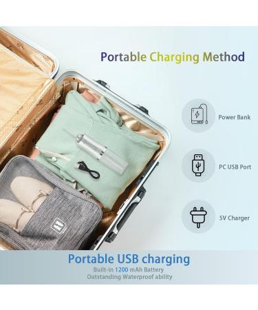 Water Dental Flosser - Cordless Teeth Irrigator with 3 Modes IPX7 Waterproof Rechargeable & Portable for Braces & Bridges Care - Buy Online on GoSupps.com