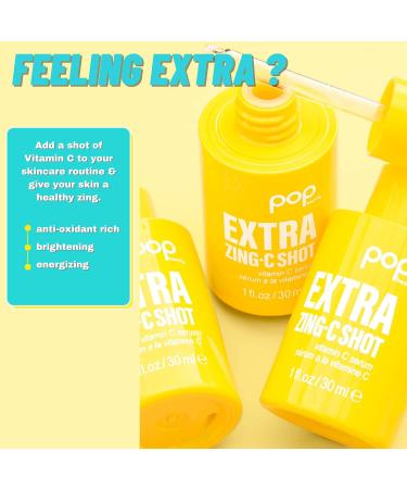 POPBEAUTY Extra Zing-C Shot - Powerful Vitamin C Serum for Radiant Skin | International Shipping Available - Buy Online on GoSupps.com