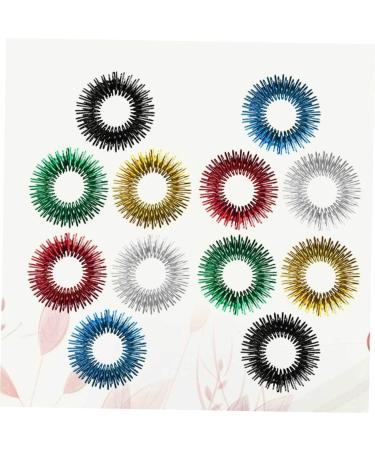 Clispeed 24 STK Stress Reduction Toys - Vibrating Ring & Acupressure Massage Tool for Fingers | Ideal for Children & Adults - Buy Online on GoSupps.com