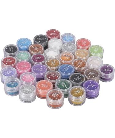 TOVINANNA 60 Pcs Loose Eyeshadow Glitter Eyeshadow Pigments Sequins Powder Eye Shadow - Buy Online on GoSupps.com