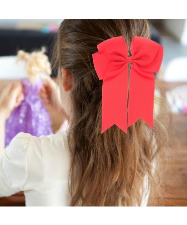 minkissy Women Hairpins Red Ribbon Bow for Hair Girls Hairpin Hair Bow Red Large Red Hair Bow Red Hair Accessories Red Bows Hair Clip Hairclips Bow Hairpin Decorate Bright Red Metal Women's - Buy Online on GoSupps.com