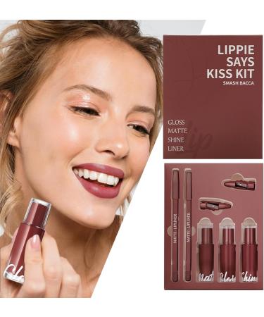 Lip liner and set durable lip liner lip gloss for shopping travel business trips stage dating meetings and holidays 03 - Buy Online on GoSupps.com