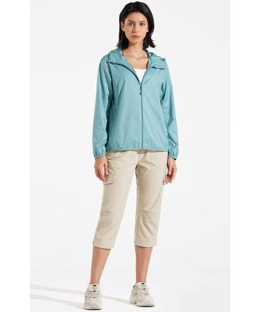 Libin Women's Lightweight Quick Dry Cargo Joggers Capris - Khaki X-Large | Ideal for Hiking, Travel & Outdoor Activities - Buy Online on GoSupps.com