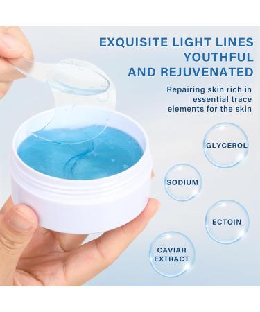 Shop Under Eye Patches & Collagen Masks - Reduce Puffiness Dark Circles & Wrinkles | 60 Pairs of Gel Moisturizing Eye Masks for Youthful Skin - Buy Online on GoSupps.com