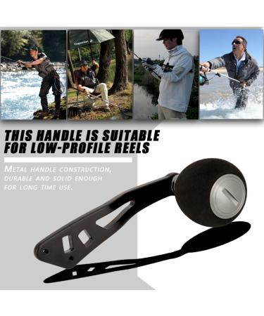 Power Handle Fishing Reel Handle EVA Knob Power Handle knob Handle Grips Part with Fittings Replacement Parts for LowProfile Reel(Guncolor) - Buy Online on GoSupps.com