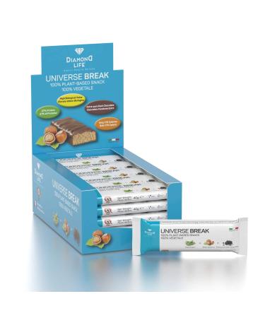 UNIVERSE BREAK - Hazelnut Flavour - Perfectly balanced low-calorie plant-based bar - Diamond Life