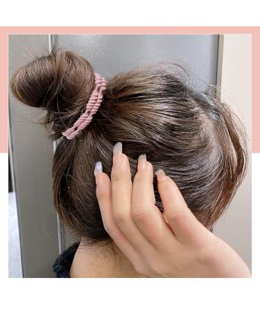Elastic Hair Tie for Women - 20 Boho Hair Straps & Ponytail Holders for All Hair Types - Thin Curly Long Hair - Buy Online on GoSupps.com