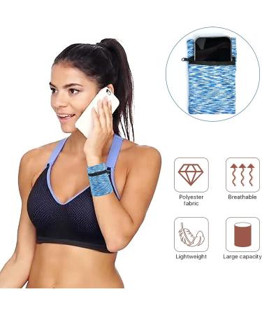 Worldity 6-Piece Wrist Wallet Set for Men and Women | Running, Walking, Hiking - Zipper Wristband Pouch for Jogging and Travel - Buy Online on GoSupps.com