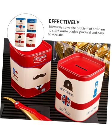 Buy Ohphcall 4-Piece Blade Recycling Box - Donor Case & Waste Blade Storage Metal Container for Students | Eco-Friendly & Durable - Buy Online on GoSupps.com