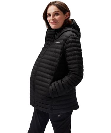 Berghaus Women's Nula Maternity 2in1 Hooded Jacket 8 Black - Stay stylish and comfortable during pregnancy - Buy Online on GoSupps.com