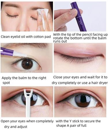 Double Eyelid Styling Cream Eyelid Glue Pen Instant Double Eyelid Pen Gel for Women Double Eyelid Pen Invisible Styling Cream Long-Lasting Effect (3PC) - Buy Online on GoSupps.com