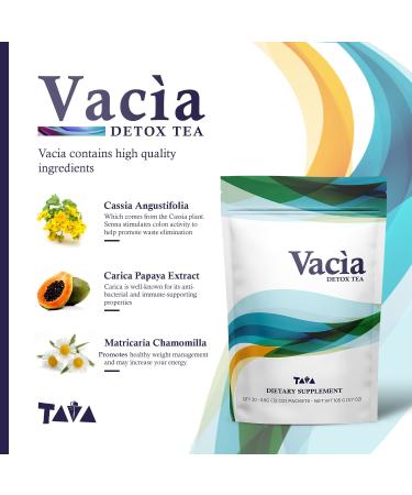 Tava Vacia Detox Tea - 30 Packets, 3.5g per Serving - Dietary Supplement - Buy Online on GoSupps.com