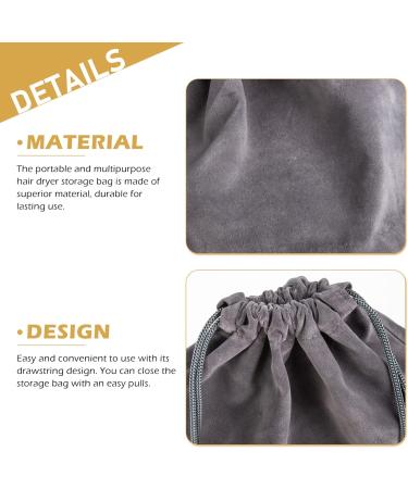 Healeved 6 Pcs Hair Dryer Bag Safe Hair Dryer Pouch Organizer Bag Storage Box Modeling Travel Flannel - Buy Online on GoSupps.com
