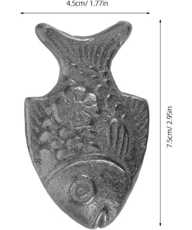  VALICLUD VALICLUD 2 Pieces Food Grade Cast Iron Iron Fish for Cooking Natural Iron Supplementation Aid for Vegans Athletes Pregnant Women Daily Iron Deficiency Solution - Buy Online on GoSupps.com