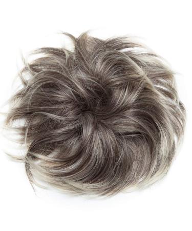 Shop Sego Large Hair Part Extensions | Messy Bun & Updo Voluminous Hair Ties (80g) - Dark Brown & Blonde - Buy Online on GoSupps.com