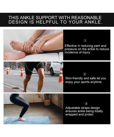 Compression Ankle Brace & Support | Elastic Ankle Sleeve for Men | Ideal for Basketball & Sports - Buy Online on GoSupps.com