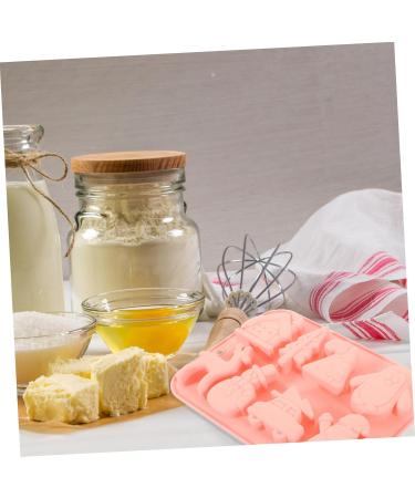 ABOOFAN 2pcs Christmas Cake Mold Silicone Christmas Baking Mold Cookie Molds Candy Baking Mold Chocolate - Buy Online on GoSupps.com