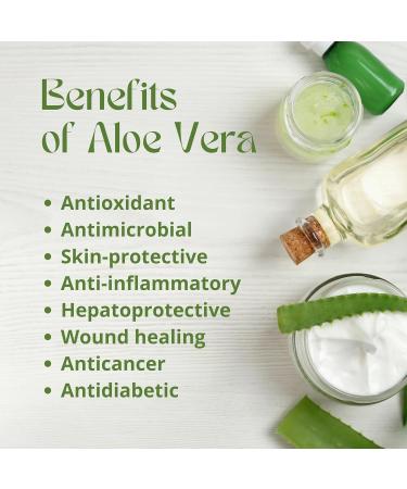 Aloe Vera Cucumber Gel | Moisturizing & Hydrating for Face & Hair | Natural Vegan Skincare | Reduces Acne Scars Wrinkles & Dark Circles (300g - Buy Online on GoSupps.com