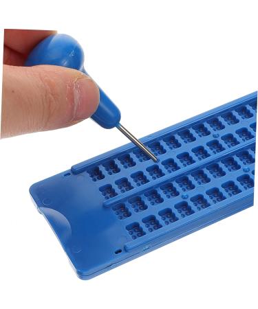 Collbath Braille Tablet & Accessories Set | Durable Braille Slate & Pen for Blind Optimize Your Writing Experience - Buy Online on GoSupps.com