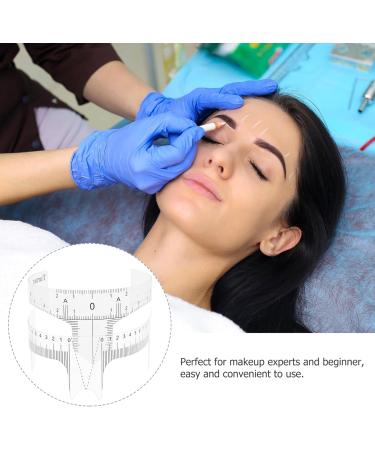 Angoily 10pcs Eyebrow Design Ruler Microblading Ruler Tools Eyebrow Ruler Tool Auxiliary Tool Eyebrow Shape - Buy Online on GoSupps.com