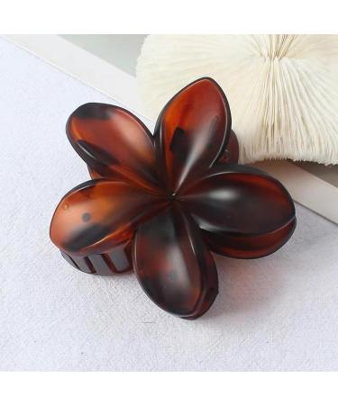 YPKIA 3-Piece Black Tortoise Flower Hair Clip Set - Retro Medium-Sized Accessories for Thick & Thin Hair - Buy Online on GoSupps.com