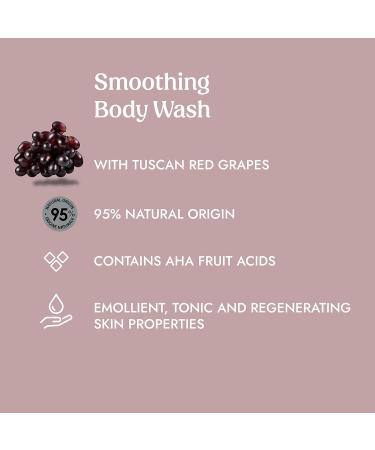 Itinera Smoothing Body Wash with Tuscan Red Grapes - 95% Natural Vegan Aloe Vera & Glycerin - 12.51 fl oz - Shop Internationally - Buy Online on GoSupps.com