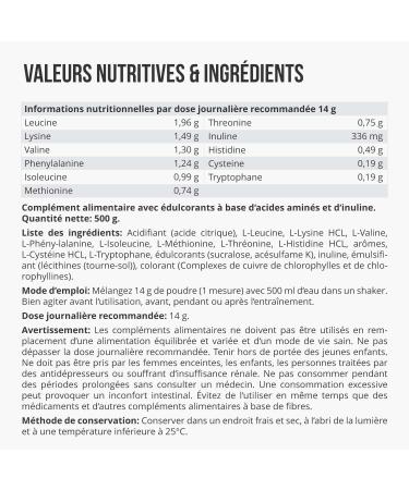 WFN Approved EAA Essential Amino Acids (500g (Pack of 1) Forest Berry) - Buy Online on GoSupps.com