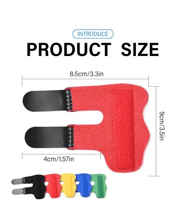 4pcs finger splint finger brace finger splints for broken finger support trigger finger splint for middle finger / ring finger little broken finger splint middle finger splint finger straightener 4PCS black - Buy Online on GoSupps.com